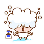 洗头发QQ表情gif搞笑图片