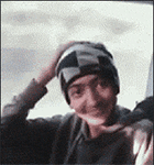 蓬松发型QQ表情gif搞笑图片