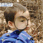 放大镜QQ表情gif搞笑图片