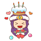 貂小婵的生日QQ表情gif搞笑图片