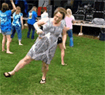 销魂的舞步QQ表情gif搞笑图片