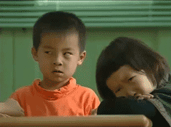 好气哦，还要保持微笑QQ表情gif搞笑图片