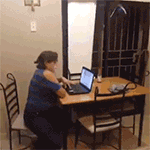 二逼青年欢乐多。。。QQ表情gif搞笑图片