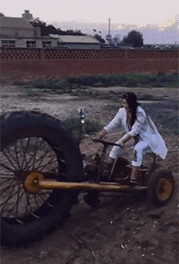 车有点炫酷啊QQ表情gif搞笑图片