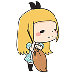 开心的扫地QQ表情gif搞笑图片