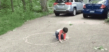 现代马良 这也是需要技术的QQ表情gif搞笑图片