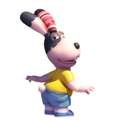 扭屁股QQ表情gif搞笑图片