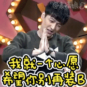 我就一个心愿QQ表情gif搞笑图片