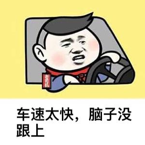 为什么有些人开车到家后会独自坐在车中发呆？——车速太快，脑子没跟上QQ表情gif搞笑图片