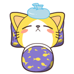 生病了QQ表情gif搞笑图片