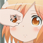 弹脑瓜崩QQ表情gif搞笑图片