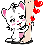 抱大腿QQ表情gif搞笑图片