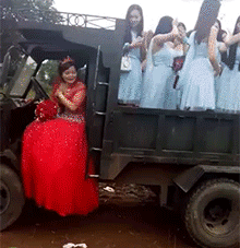 优质伴娘团QQ表情gif搞笑图片