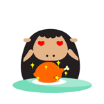 鸡腿QQ表情gif搞笑图片