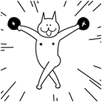 神经舞蹈QQ表情gif搞笑图片