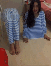 适合家庭玩的小魔术QQ表情gif搞笑图片