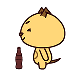 可乐加糖QQ表情gif搞笑图片