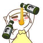 喝啤酒QQ表情gif搞笑图片