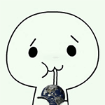 喝海水QQ表情gif搞笑图片