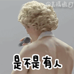 是不是有人还没睡QQ表情gif搞笑图片