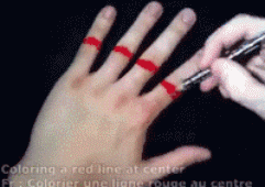 帮自己画一个断指手然后请假QQ表情gif搞笑图片