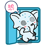 热晕QQ表情gif搞笑图片