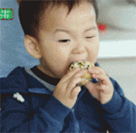 吃东西QQ表情gif搞笑图片