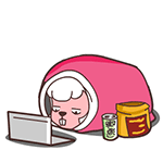 趴着看电影QQ表情gif搞笑图片