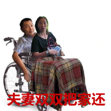 夫妻双双把家还爱斗图gif搞笑图片