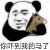你吓到我的马了（沙雕马）爱斗图gif搞笑图片