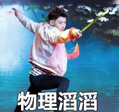 物理滔滔(黄子韬)爱斗图gif搞笑图片