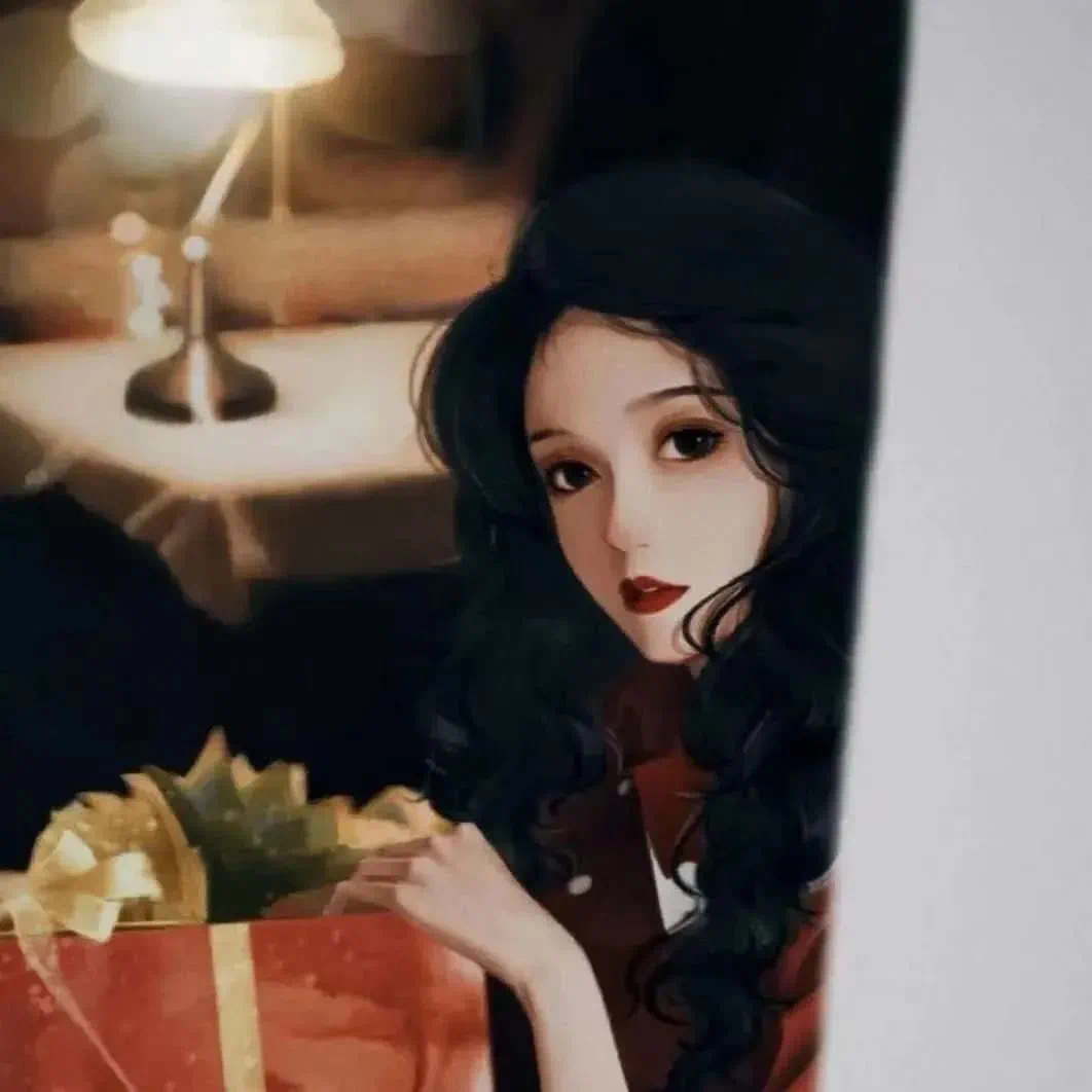 红衣女生头像爱斗图gif搞笑图片