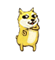 doge小黄狗尬舞爱斗图gif搞笑图片