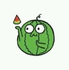 变身西瓜爱斗图gif搞笑图片