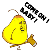come on, baby！黄梨骑马爱斗图gif搞笑图片