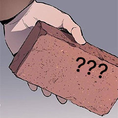 砖头问号？爱斗图gif搞笑图片