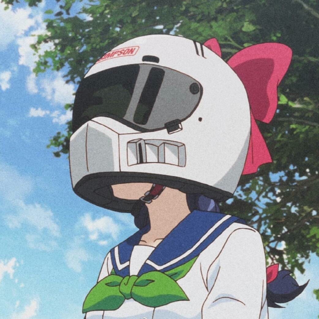 爆音少女头盔少女头像表情包爱斗图gif搞笑图片