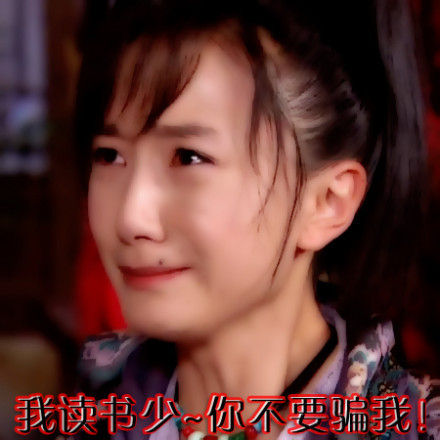 我读书少～你不要骗我！爱斗图gif搞笑图片