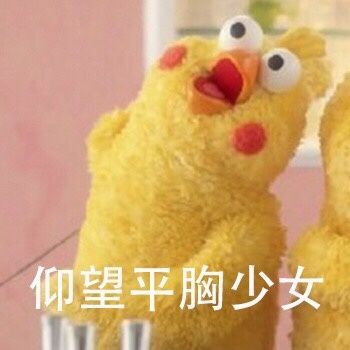 仰望平胸少女爱斗图gif搞笑图片