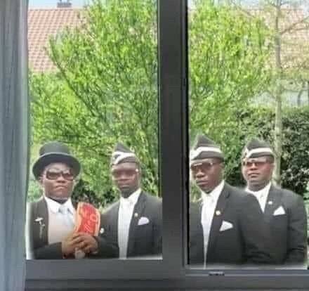 黑人抬棺表情包 凝视爱斗图gif搞笑图片