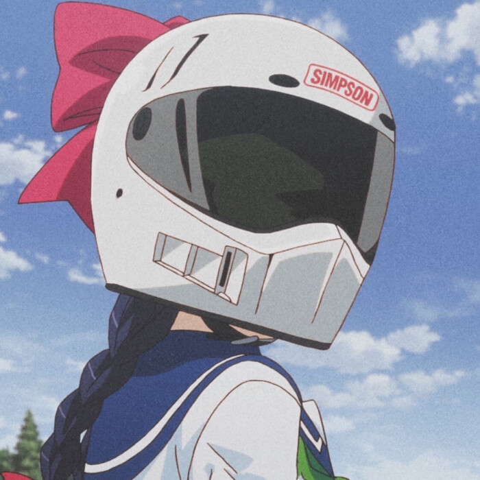 爆音少女头盔少女头像爱斗图gif搞笑图片