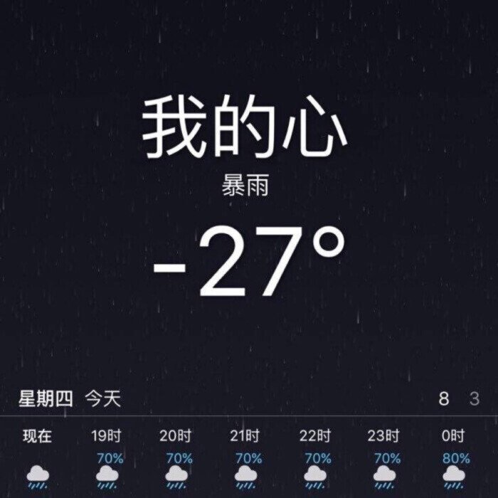 我的心暴雨爱斗图gif搞笑图片