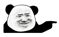 动态熊猫头表情包 皱眉头爱斗图gif搞笑图片