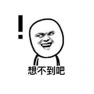 想不到吧！爱斗图gif搞笑图片