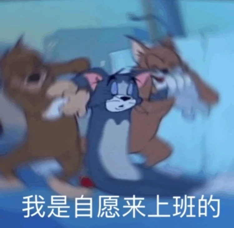 我是自愿来上班的爱斗图gif搞笑图片