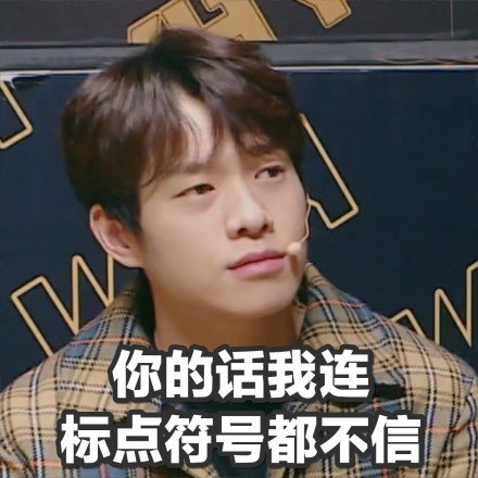 你的话我连标点符号都不信爱斗图gif搞笑图片