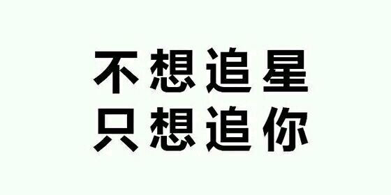 不想追星，只想追你爱斗图gif搞笑图片
