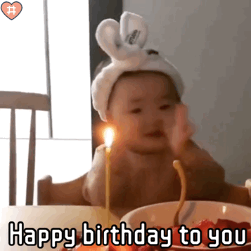 happy birthday to you（黄夏温表情包）爱斗图gif搞笑图片