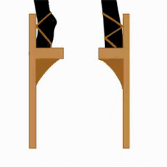 高傲熊猫人踩凳子爱斗图gif搞笑图片