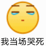 我当场哭死爱斗图gif搞笑图片